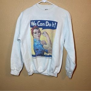 WE CAN DO IT Crewneck sweatshirt size small